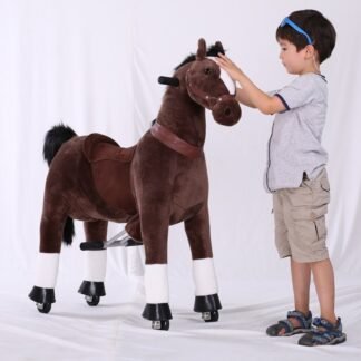 Caballo Infantil KID-HORSE "CASPAR" MARRÓN OSCURO, niños 4-9 años. INDA198-TB-2009M